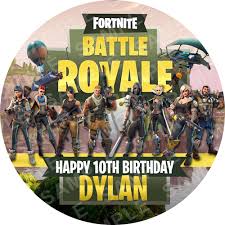 Check out this fantastic collection of fortnite battle royale 4k wallpapers, with 32 fortnite battle royale 4k a collection of the top 32 fortnite battle royale 4k wallpapers and backgrounds available for download for free. Fortnite Edible Cake Topper Personalised Printed Edible Image