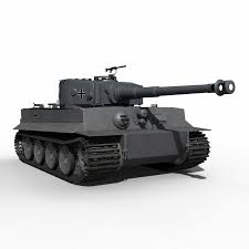 Tiger 1 Tank World War Model 3d Model