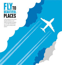 Plane Wake And Clouds Background Vector Image Cloud Vector Plane Vector Vector Free