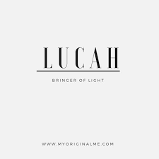 Lucah Bringer Of Light Character Names Writing Resources Names