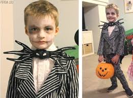 If creating a wearable version, use felt or thin craft foam for the tie material; Diy Jack Skellington Kid S Costume Persia Lou