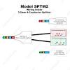 Inner copper wire is the microphone signal, outer sheath is the microphone ground. 1