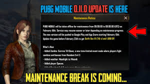 Pubg mobile zombie mode release date and time. Pubg Mobile Zombie Mode Update Maintenance Break Is Here Pubg Mobile 0 11 0 Update Release Date Youtube