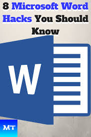 8 Microsoft Word Hacks Everyone Should Know Word Tips And Tricks Microsoft Word Lessons Microsoft Word Microsoft Office Word
