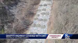 Centralia S Graffiti Highway Covered With Dirt Due To Concerns About Large Crowds
