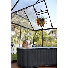 Palram 6' x 8' mythos grey polycarbonate greenhouse you can get this item instead and save £75. Palram Chalet Grey Aluminum Polycarbonate Greenhouse 702422 Rona