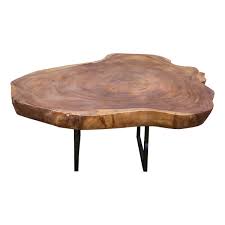 It is a unique piece of furniture that nobody so, are you ready to make your own tree stump coffee table? Natural Tree Stump Live Edge Coffee Table Made Of Real Wood