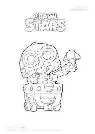Join this new game of the battle royale type but with much simpler and adorable graphics you will have a lot of fun playing this online multiplayer game play brawl stars for free, aim and shoot each of the enemies that appear on the maps do not hesitate to. Carl Brawler Brawlstars Fanart Howtodraw Coloringpages Star Coloring Pages Drawing Tutorial Coloring Pages
