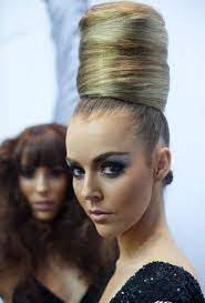 That Is Ome Sky High Beehive Bridal Hair Updo Long Hair Styles Bun Hairstyles