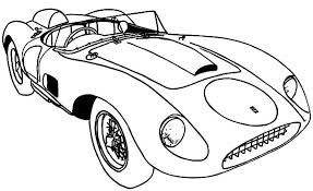 Coloring book caroloring pages ferrari deucesheeto. Ferrari Classic Car Coloring Pages Netart