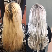 Platinum Blonde Hair Color Correction Before And After Wella Hair Color Olaplex Platinum Blonde Hair Color Correction Hair Wella Hair Color