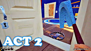Take the grid and enter the shaft. Hello Neighbor Act 2 Speedrun Walkthrough Crowbar Escape Youtube