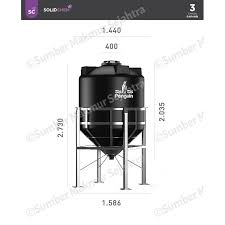 Tangki ini terbuat dari bahan fiberglass dan mempunyai daya tampung yang cukup besar. Tangki Toren Tandon Air Silo Tank Penguin 2000 Liter Tv 200 Shopee Indonesia
