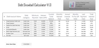 Debt Snowball Calculator Excel Make Money Online