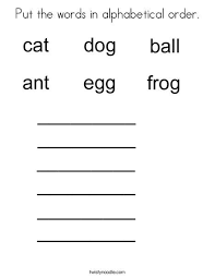 Alphabetical order printable worksheets for grade 1. 17 Abc Order Ideas Abc Order Abc 1st Grade Worksheets
