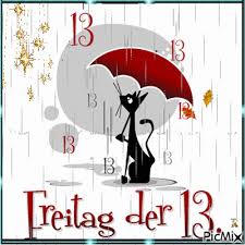 Der wochentag als jesu todestag und die 13 als unglückszahl (siehe triskaidekaphobie) stammen aus. Freitag 13 Picmix