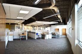 Loft Ceilings Come With Some Risk Office Ceiling Design Open Ceiling Commercial Space Design
