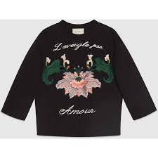 Gucci L Aveugle Par Amour Print Sweatshirt 1 200 Liked On Polyvore Featuring Tops Hoodies Sweatshir Printed Sweatshirts Designer Sweatshirts Sweatshirts