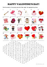 Valentine's day crossword puzzle printable. Saint Valentine S Day Word Search Puzzle English Esl Worksheets For Distance Learning And Physical Classrooms