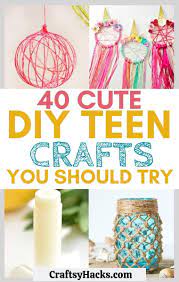 Teen room decor ideas for girls. 40 Super Cute Diy Crafts For Teen Girls Craftsy Hacks