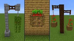 Clock head (for interior decoration) minecraft skin. 3 Simple Garden Decorations In Minecraft Youtube