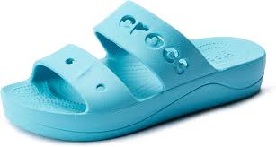 Amazon.com | Crocs Baya Platform Sandals | Slides for Men and Women,  Digital Aqua, Numeric_4 | Platforms & Wedges