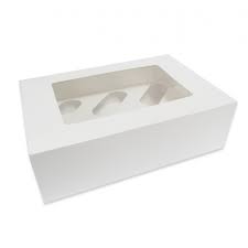 Over a dozen different designs to choose from. White Cupcake Boxes With Window Standard Cakes Boxes