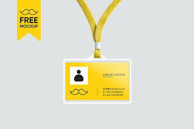 Free Id Card Mockup Psd In 2020 Mockup Mockup Psd Branding Mockups