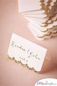 They also allow you to create wedding invitations or place cards for many kinds of events. Diy Wedding Place Cards Awesome Wedding Name Cards