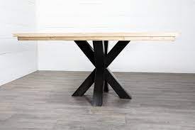 pied mikado pour table ronde ou carree ref mikarre pyeta pied de table design pied table acier table salle a manger