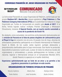 ¿qué es el juego organizado? Stadium 507 On Twitter Comunicado De La Comunidad De Juego Organizado De Pokemon En Panama Referente A La Playerscup Y La Omision De Nuestro Pais En El Listado De Paises Elegibles De