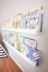 Wall book shelves for kids room. Diy Wall Mounted Kid S Bookshelves Our Handcrafted Life Bookshelves Kids Diy Bookshelf Kids Bookshelves Diy