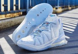 Shop nike lebron basketball gear for men, women & kids. Nike Lebron 18 White Blue Tint Cw3156 400 Release Sneakernews Com