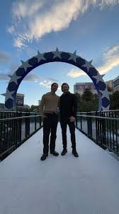 Nothing but smiles and howls with these two at the Paramount Mountain  celebrating #SBLVIII! 🏈🤠 #TeenWolf #YellowstoneTV