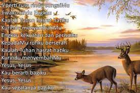Lirik Lagu Seperti Rusa Yang Haus