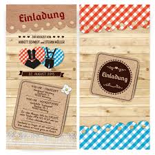 Wir bieten ihnen eine große auswahl an einladungen mit verschiedenen originellen designs. Einladungskarten Zur Hochzeit Bayern Herzen Bestellen