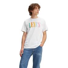 Faîtes votre choix parmi nos nombreuses références homme. T Shirt Manche Courte Homme Levis Relaxed Graphic Blanc Zeshoes