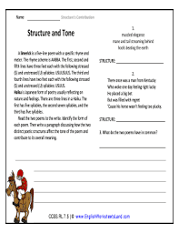 Fillable Online Name Structure S Contribution English Worksheets Land Fax Email Print Pdffiller