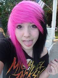 Scenes From Uk Emo Lovers2 Photo Pink And Black Hair Alternative Hair Hair