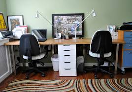 Ikea Hackers Clever Ideas And Hacks For Your Ikea Double Desk Office Desk Designs Desk For Two