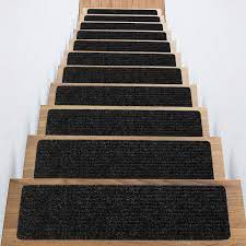 Product titleindoor non slip carpet stair treads 8.5x26 floral. Stair Treads Non Slip Carpet Indoor Set Of 16 Black Carpet Stair Treads Stair Rugs Mats Rubber Backing 30 X 8 Inch Black Set Of 16 Buy Online In Guatemala At Guatemala Desertcart Com Productid 200590093