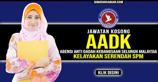 25 jawatan kosong kerja spa permohonan terbuka jpa, jpn, kkm, jpj, imigresen, kpdnhep, aadk, penjara. Jawatan Kosong Aadk Mobile