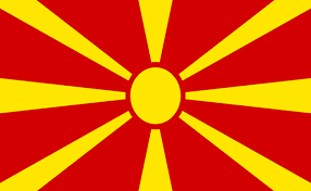 The flag of north macedonia is the national flag of the republic of north macedonia and depicts a stylized yellow sun on a red field, with eight broadening rays extending from the center to the edge of the field. North Macedonia Flag Image And Meaning North Macedonia Flag Updated 2021