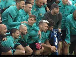 Christian eriksen has returned to the inter milan training ground for the first time since his dramatic cardiac arrest at euro 2020. J1ttuhtrprkpym