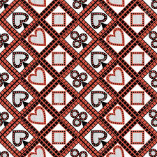 Maybe you would like to learn more about one of these? Nahtlose Vektor Muster Mit Symbolen Von Spielkarten Leuchtend Rote Schwarze Und Weisse Symmetrischen Geometrischen Hintergrund Dekorative Wiederholende Ornament Serie Von Gaming Und Gambling Nahtloses Muster Lizenzfrei Nutzbare Vektorgrafiken Clip