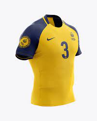 Download Men S Rugby Jersey Psd Mockup Half Side View Free Raglan Mockup Psd Design