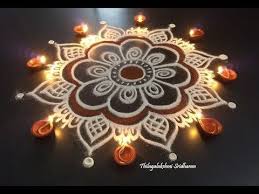 Simple Easy Kolam For Karthigai Deepam Youtube Rangoli Designs Latest Rangoli Designs Rangoli Border Designs