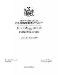 Ny state dept of insurance. New York State Insurance Department Department Of Financial