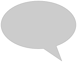 Polish your personal project or design with these text bubble transparent png images, make it even more personalized and more attractive. Comment Bubble Solid Grey Left