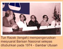 The name tun abdul razak is a patronymic, not a family name, and the person should be referred to by the given name, mohd najib. Najib Razak Barisan Nasional Ditubuhkan Secara Rasmi Facebook
